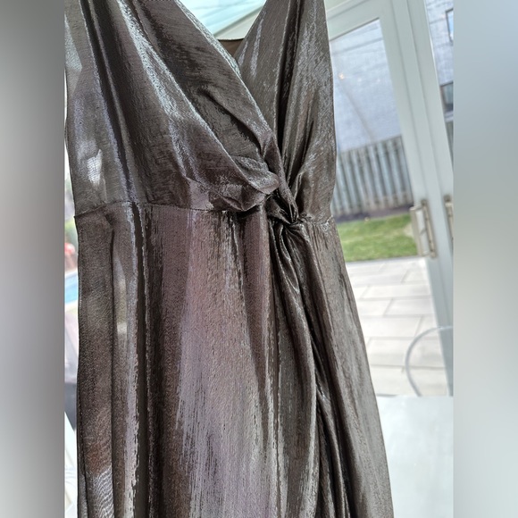 CAMI NYC silver metallic Tori cocktail dress - Picture 4 of 6
